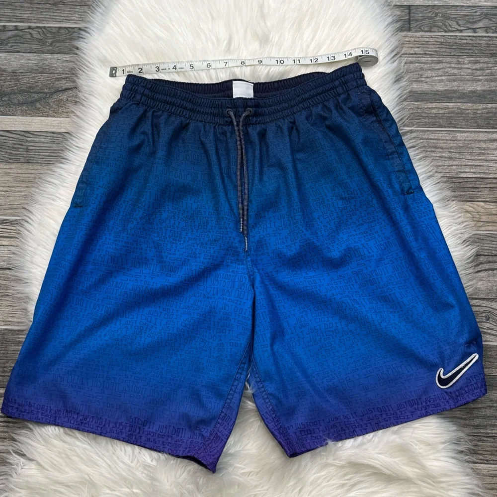 Nike Swim Men's Jdi Fade Volley Swim Shorts Psychic Purple Size Large